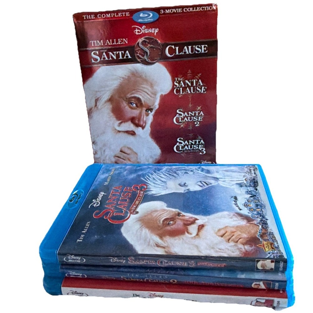 THE SANTA CLAUSE: Complete 3-Movie Collection Blu-ray Christmas Movies‎